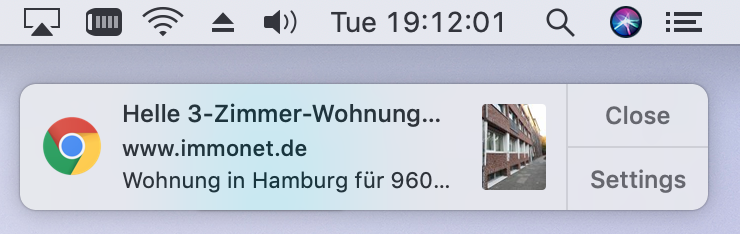 Benachrichtigungen bei Immonet.de