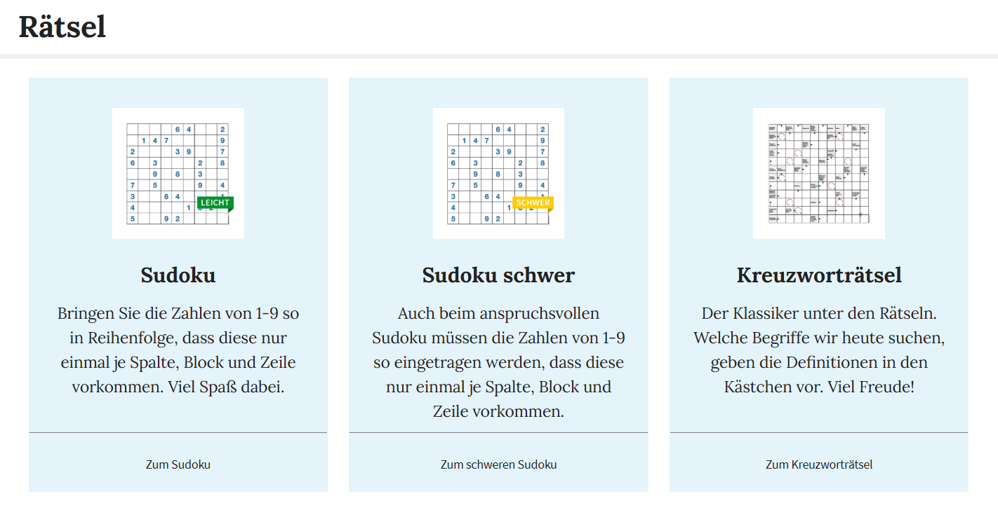 Anzeige: Rätsel-Magazin OM-Medien