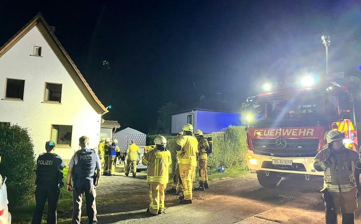 Küche geriet in Brand Feuer in Einfamilienhaus in Hunsheim schnell gelöscht