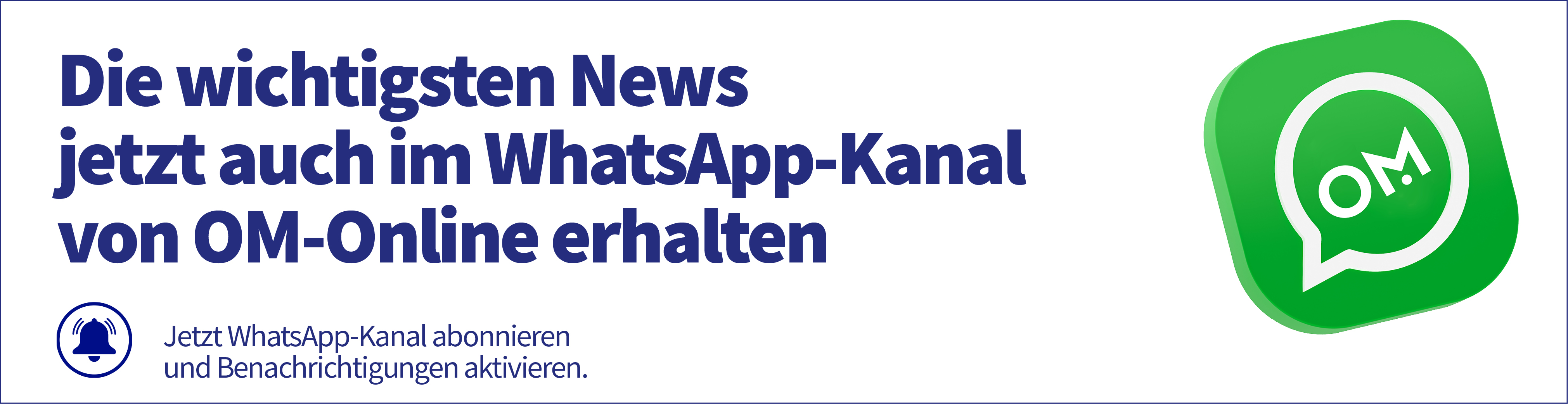 Anzeige: WhatsApp-Kanal-Einladung
